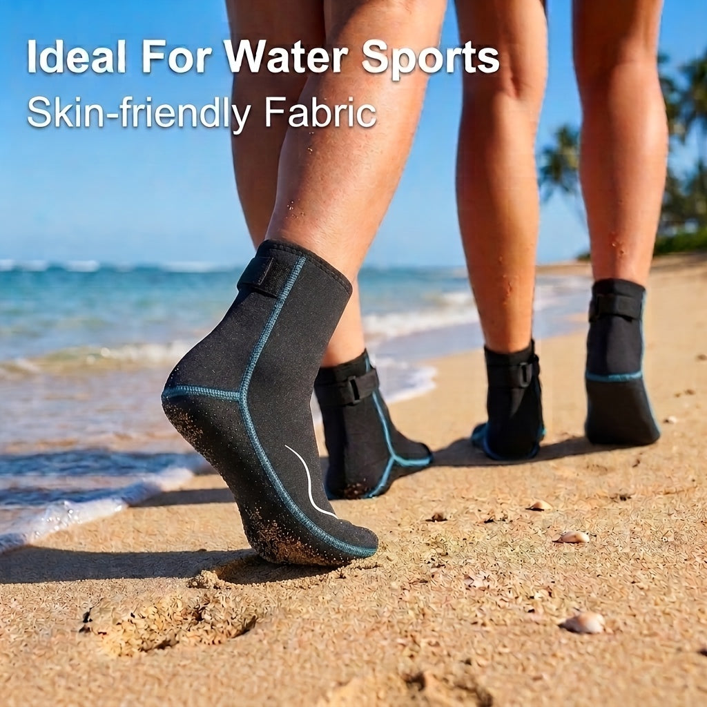 3mm Neoprene Diving Socks High Low Cut Wetsuit Socks for Men Women – Snorkeling Paddle Board Kayaking Beach Water Sports S-XXL