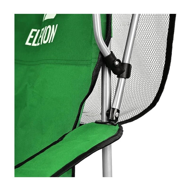 Folding Camping Chair with Canopy Sunshade Portable Beach Chair – 225 lbs Support Wide Seat Cup Holder Carrying Bag for Outdoor Lawn