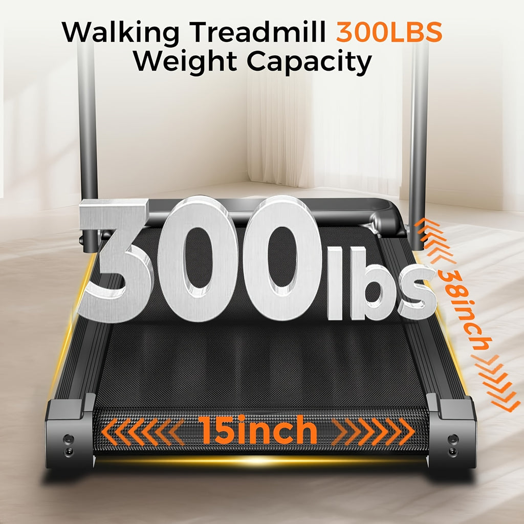 Foldable Treadmill 3-in-1 14% Incline 300 Lbs 3.0HP Quiet Walking Pad – Portable Home Gym Walking Jogging Running Machine with Handle