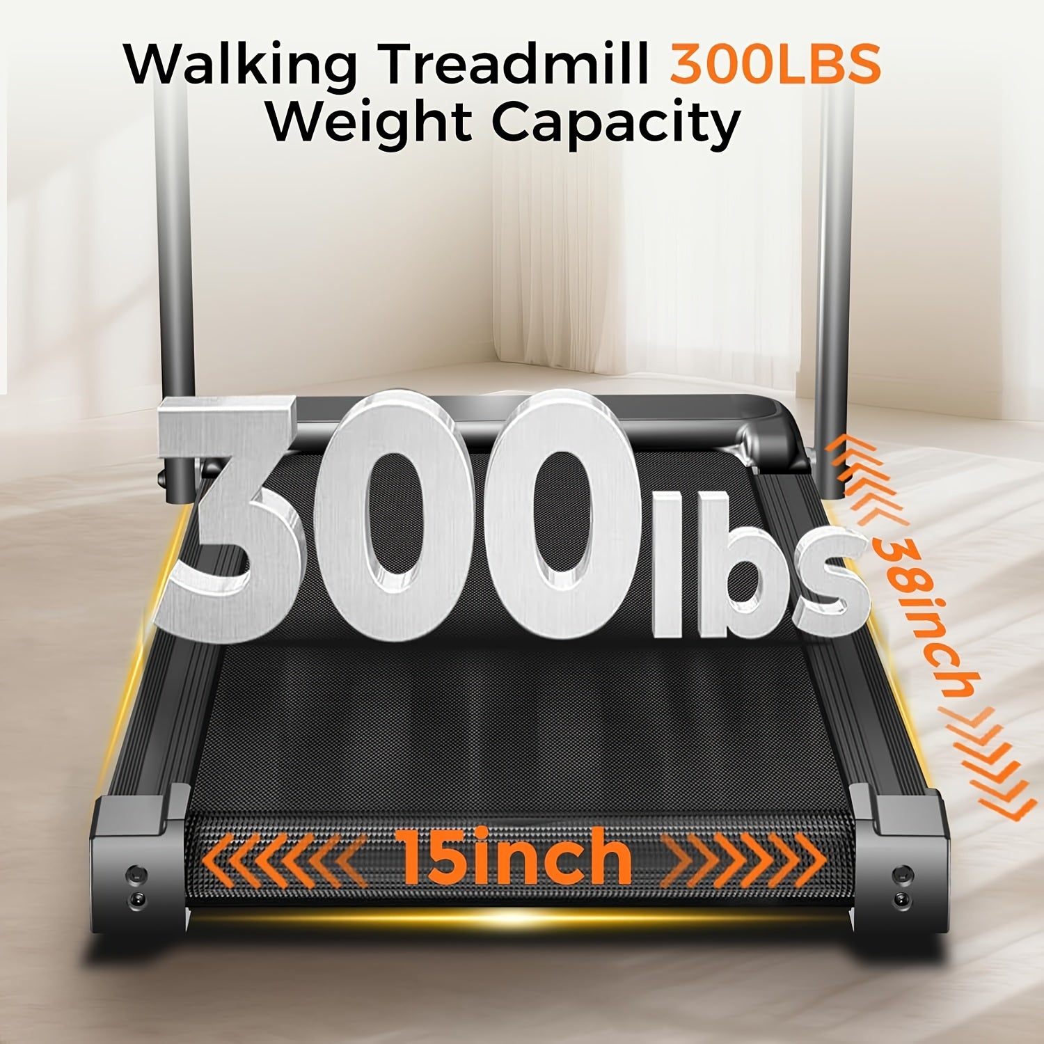 Foldable Treadmill 3-in-1 14% Incline 300 Lbs 3.0HP Quiet Walking Pad – Portable Home Gym Walking Jogging Running Machine with Handle