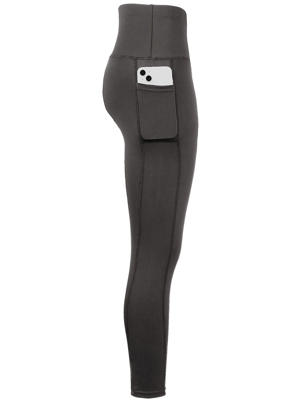 High Waisted Yoga Pants for Women with Pockets High Stretch Solid Color Athletic Leggings for Running Gym Workout Training XS-XXL
