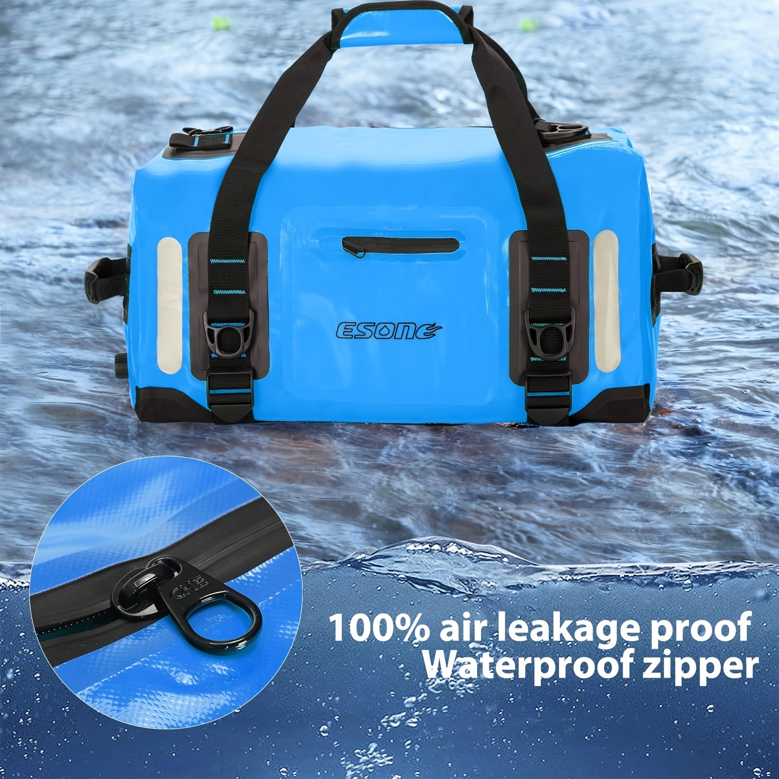 Dry Bag Backpack Waterproof 40L 60L Roll Top Sack for Kayaking Camping Surfing Paddle Board Boating Men Women Blue Orange Yellow