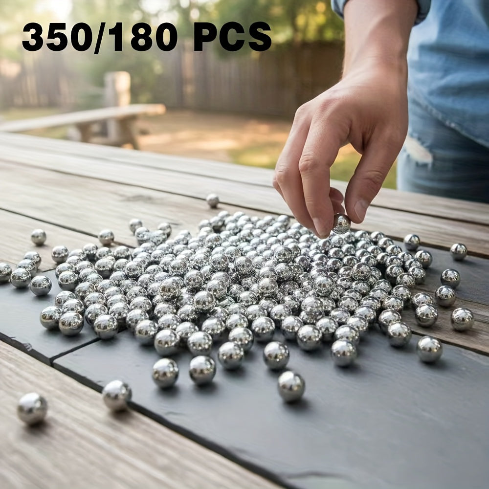 Slingshot Steel Balls 8mm High-Precision – 180 or 350 Pcs Durable Steel Ammo for Slingshot Shooting, Bicycle Bearings & Outdoor Leisure, No Assembly Required