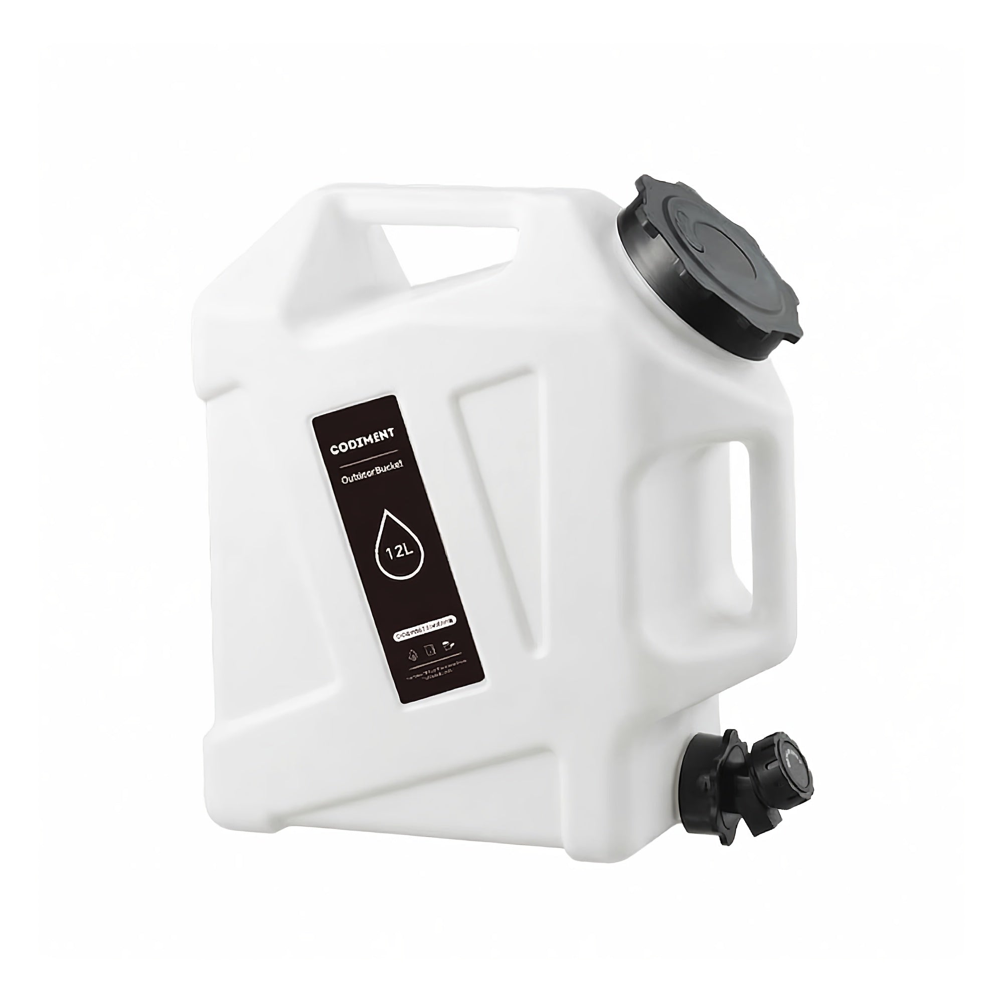 Water Jug with Spigot & 2 Handles – BPA Free PVC Water Container 2.6 to 5 Gal for Camping, RV, Hiking & Outdoor Water Storage, Multiple Colors & Sizes