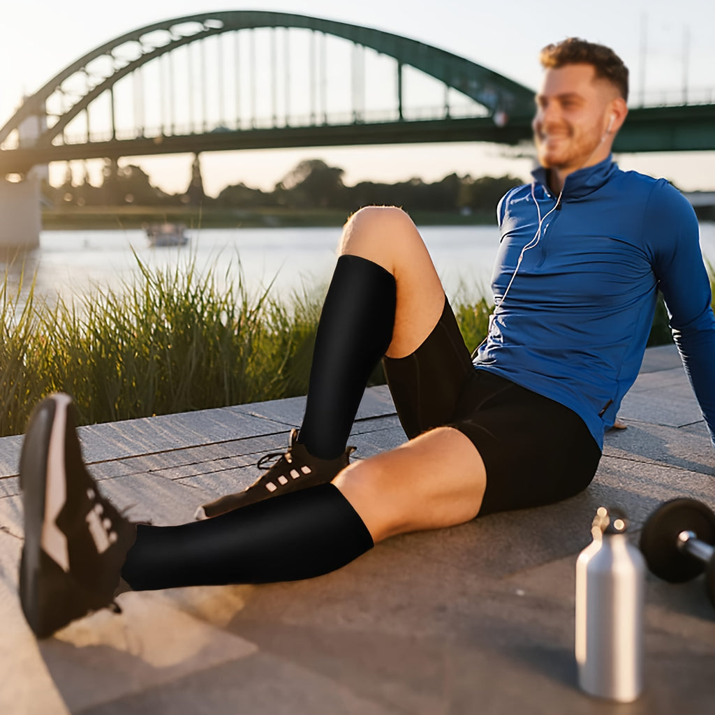 Copper Compression Socks 10 Pairs for Women Men Knee High Circulation Support Socks for Running Cycling Climbing Athletic Daily Wear Sizes S M L XL XXL
