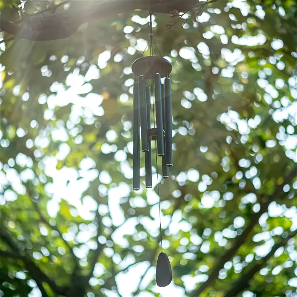 Deep Tone Wind Chime Outdoor Large Metal Tubes Soothing Sound for Garden Patio Porch Home Decor Gift