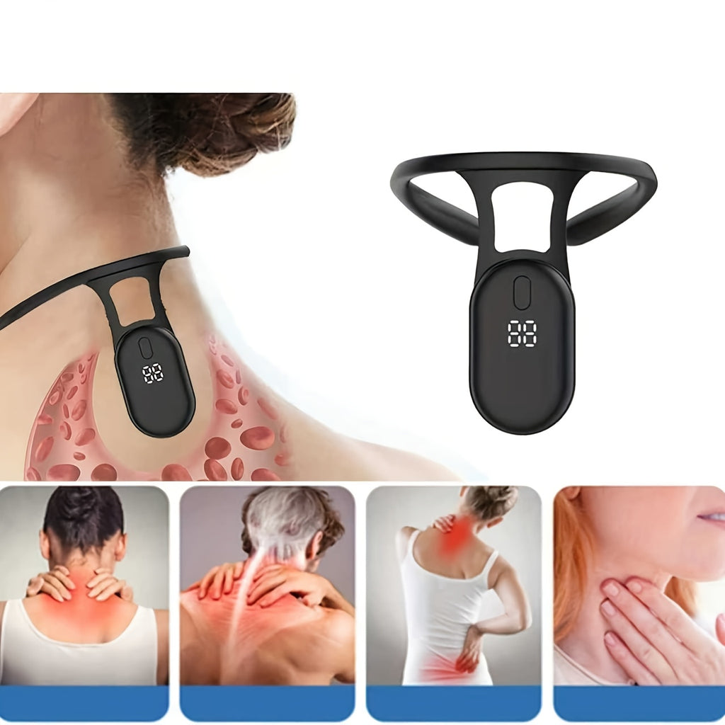 Posture Corrector for Men & Women – Cervical Spine Support Back Brace for Office Workers, Adjustable Posture Shaping Reminder Device for Neck Pain Relief, Spine Alignment & Desk Posture